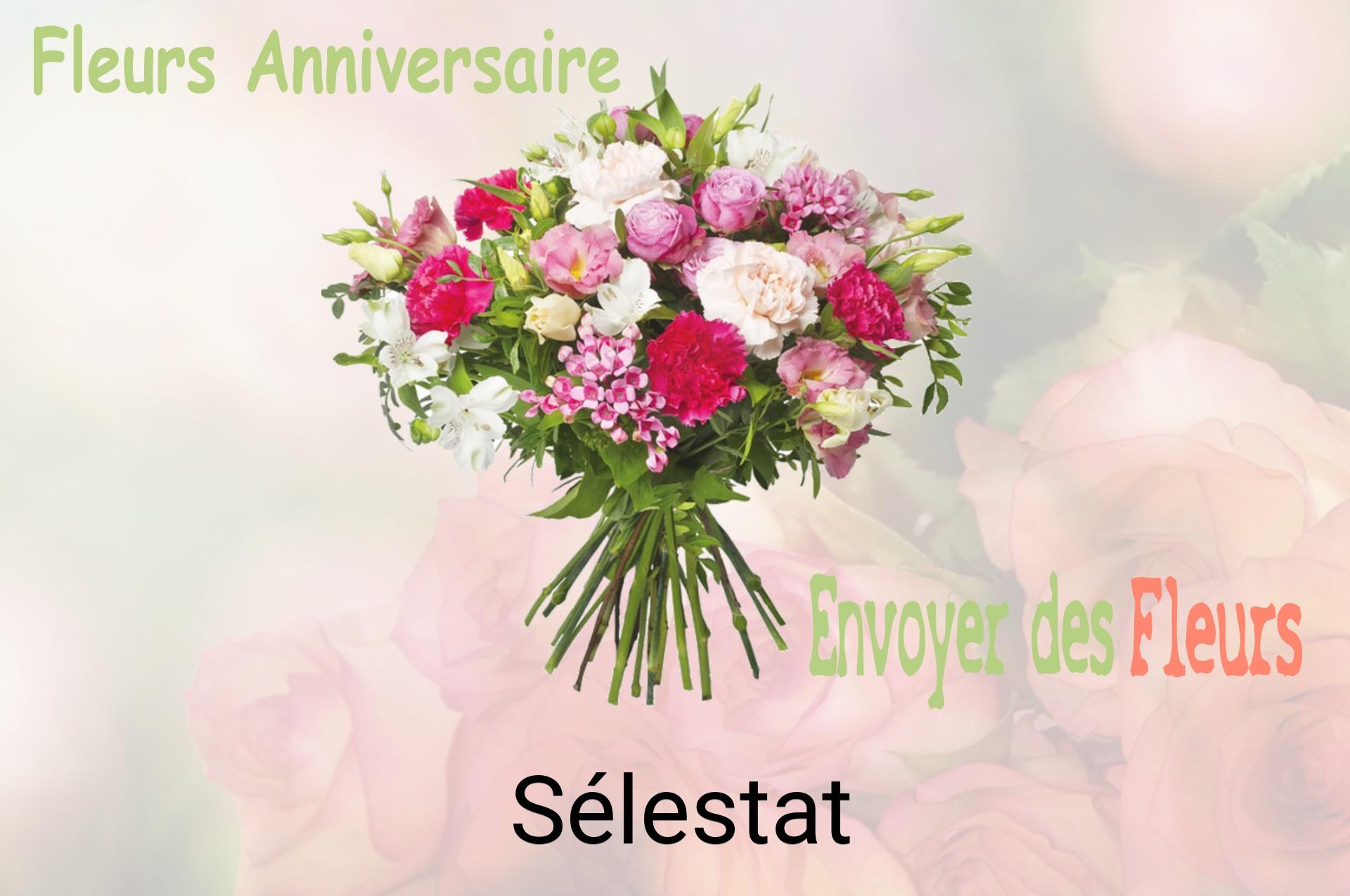 Bouquet de fleurs d’anniversaire livré à Sélestat
