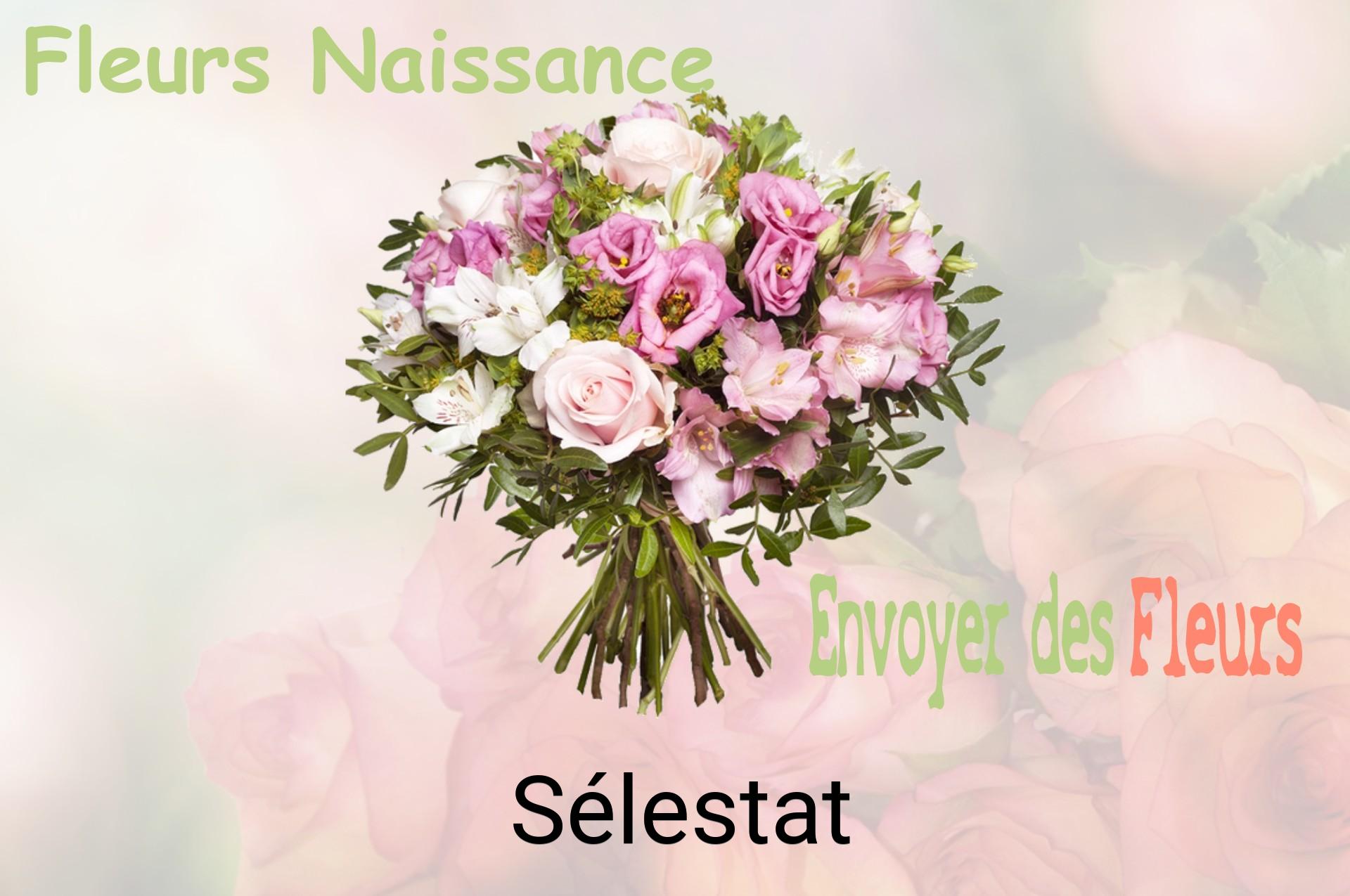 Bouquet de fleurs de naissance livré à Sélestat